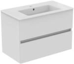 Ideal Standard M&ouml;belpaket Eurovit+ Unterschrank und Waschtisch 81 cm Wei&szlig;