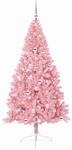 vidaXL K&uuml;nstlicher Vorbeleuchteter Weihnachtsbaum Rosa 240 cm PVC 3397104