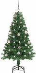 vidaXL K&uuml;nstlicher Weihnachtsbaum mit 150 LEDs mit St&auml;nder Gr&uuml;n 150 cm 3396902