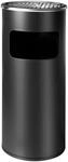 Relaxdays Standaschenbecher Eisen Schwarz Mit Inneneimer 30, 60,5 cm x 23,5 cm 2,6 kg