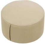 Relaxdays Meditationskissen Baumwolle Buchweizenschalen Beige Waschbar 13 cm x 33 cm