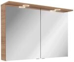 Fackelmann Spiegelschrank Vita 100,2 cm x 69,6 cm x 26,5 cm Summer Oak