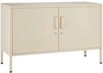 Tectake Sideboard Baker 2 T&uuml;ren Mit Magnetverschluss Einzeln Abschlie&szlig;bar