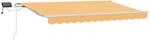 vidaXL Ausziehbare Markise Sand 450 x 300 cm Stoff und Aluminium 3426175