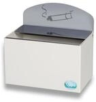 PROREGAL Robuster Wandascher Mit Schild 0,8 Liter HxBxT 20 x 20 x 12,5 cm...