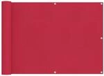 vidaXL Balkonsichtschutz Bordeauxrot 75 x 700 cm 42030889