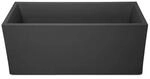 Ondis24 Pflanzk&uuml;bel Basalt 100 Blumentopf Doppelwandig Anthrazit Pflanzgef&auml;&szlig;