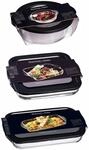Ritzenhoff & Breker Cucina Auflaufform mit Frischhaltedeckel 3er Set Gro&szlig;