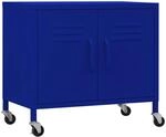 vidaXL Lagerschrank Marineblau 60x35x56 cm Stahl