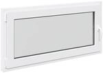 vidaXL Kellerfenster RISOR Wei&szlig; 120 x 60 cm PVC und Glas 42047220