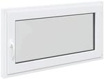 vidaXL Kellerfenster RISOR Wei&szlig; 110 x 70 cm PVC und Glas 42047217