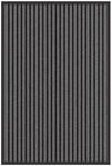 vidaXL Fu&szlig;matte Schwarz und Grau 60 x 90 cm Polypropylen und PVC 4105591