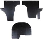 vidaXL Autofu&szlig;matte 3-Tlg Schwarz Geeignet f&uuml;r VW T5 2010-2015 Gummi 42029102