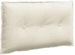 vidaXL R&uuml;ckenkissen Creme 80 x 50 cm Cordstoff 42014727