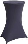 TRUTZHOLM Stehtisch Mit Anthraziter Husse Durchmesser 60cm Klappbar