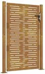 vidaXL Gartentor 105 x 130 cm Cortenstahl Quadratisches Design 153198