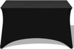 vidaXL Stretch-Tischhusse 2 Stk. 183 x 76 x 74 cm Schwarz