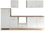 Respekta K&uuml;chenzeile Petunia LBKB280ENWP ohne E-Ger&auml;te 280 cm Wei&szlig;