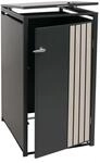 Proregal 1er-M&uuml;lltonnenverkleidung Mit Deckel HxBxT 122x68x84 cm Anthrazit...