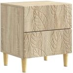 vidaXL Nachttisch Sonoma-Eiche 43 x 34,5 x 48 cm Holzwerkstoff 894989