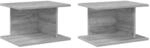 vidaXL Nachttisch 2 Stk Graues Sonoma 40 x 30 x 25 cm Holzwerkstoff 891179