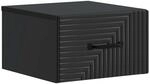 vidaXL Wandmontierter Nachttisch Schwarz 34,5 x 33 x 20 cm 898597