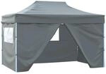 vidaXL Party-Zelt Anthrazit 280 x 410 x 315 cm Oxford-Stoff 42023598