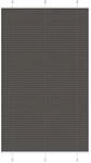 vidaXL Plissee Schwarz 120x200 cm Stoffbreite 119,4 cm Polyester 4015164