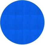 ECD Germany Pool Solarfolie Rund &Oslash;488 cm Blau 400&micro;m aus PE-Luftpolster