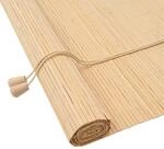 vidaXL Rollo mit Vorh&auml;ngen Natur 80 x 160 cm Bambus 42006880