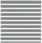 vidaXL Doppelrollo Dunkelgrau 140x150 cm Stoffbreite 135,9 cm Polyester 4014139