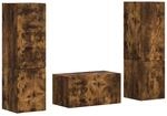 vidaXL TV-Schrankset 5 Stk Ger&auml;ucherte Eiche Holzwerkstoff 3409101