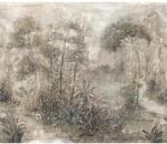 Marburg Vliestapete Wald Gemalt Floral Modern 270 cm x 318 cm Beige
