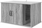 vidaXL Katzenhaus Graues Sonoma 85 x 55 x 50 cm Holzwerkstoff 8000740
