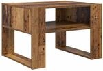 vidaXL Couchtisch mit Speicher Altholz 66 x 53 x 45 cm Holzwerkstoff 8000106