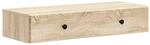 vidaXL Wandmontierter Beistelltisch Sonoma-Eiche 87,5 x 34,5 x 17 cm 899177