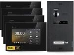 Balter EVO-HD Video-T&uuml;rsprechanlage f&uuml;r Einfamilienhaus mit 4x 7 Zoll Monitor