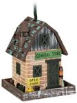 Relaxdays Vogelhaus Holz Bunt Aufh&auml;ngbar 23 cm x 18 cm x 18 cm 0,6 kg