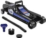 ECD Germany Hydraulischer Wagenheber 2,5T Schwarz-Blau aus Stahl