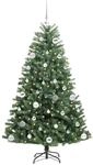 vidaXL K&uuml;nstlicher Klappbarer Weihnachtsbaum mit 150 LEDs Gr&uuml;n 150 cm 3395483