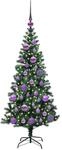 vidaXL K&uuml;nstlicher Vorbeleuchteter Weihnachtsbaum Gr&uuml;n 120 cm 3396742