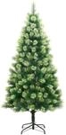 vidaXL K&uuml;nstlicher Weihnachtsbaum Klappbar mit St&auml;nder 150 cm Modell 1