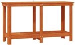 vidaXL Werkbank Wachsbraun 140 x 50 x 80 cm Massives Kiefernholz 870301