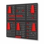 PROREGAL 6x Werkzeug Lochwand Set ARES Aus Metall BxT 240x60cm Inkl. 58 Haken &