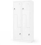 JAN NOWAK Kleiderschrank in L-Form JULIA 185x80x40 cm Wei&szlig;