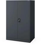 JAN NOWAK B&uuml;roschrank f&uuml;r Dokumente aus Metall KEVIN D600 140 x 90 x 60 cm