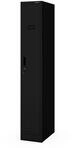 Jan Nowak Metall-Arbeitsschrank KACPER II 1 Plus 180x30x50 cm Schwarz