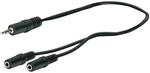 Schwaiger Audio Adapterkabel 2 Empf&auml;nger 20 cm