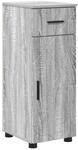 vidaXL Badezimmerschrank mit Schubladen Graues Sonoma 30 x 35 x 80 cm 883330