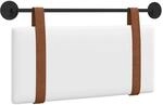 vidaXL H&auml;ngevorderseite Wandmontiert Wei&szlig; 100 x 55 x 5 cm Antikes PU 42031372